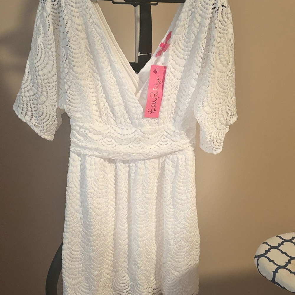 Lilly Pulitzer White Lace Dress